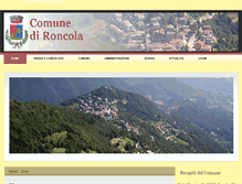 Tablet Screenshot of comune.roncola.bg.it